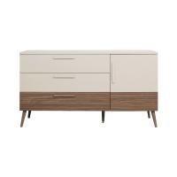 Europe Baby Sev XL Commode - Cashmere/Walnoot