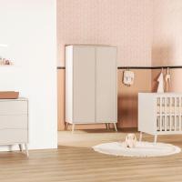 Europe Baby Sterre Babykamer Oatmeal / Oatmeal | Bed 60 x 120 cm + Commode