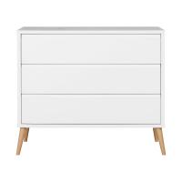 Europe Baby Sterre Commode - Wit / Naturel