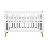 Europe Baby Sterre Ledikant - 70 x 140 cm - Wit / Naturel