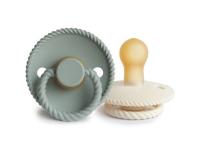 Frigg Fopspeen Rope Cream/Sage T2 6-18mnd (2 stuks)
