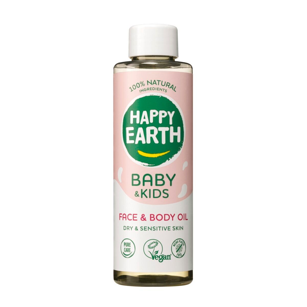 Happy Earth Baby & Kids 100% Natural Face & Body Oil