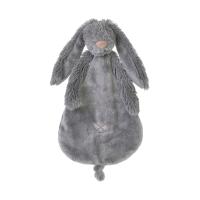 Happy Horse Konijn Richie Knuffeldoekje - 25cm - Deep Grey