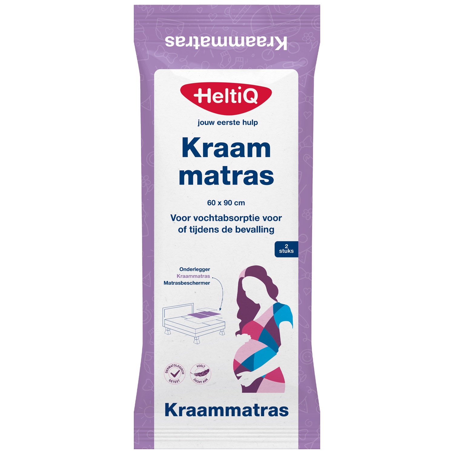 HeltiQ Kraammatras 2 stuks