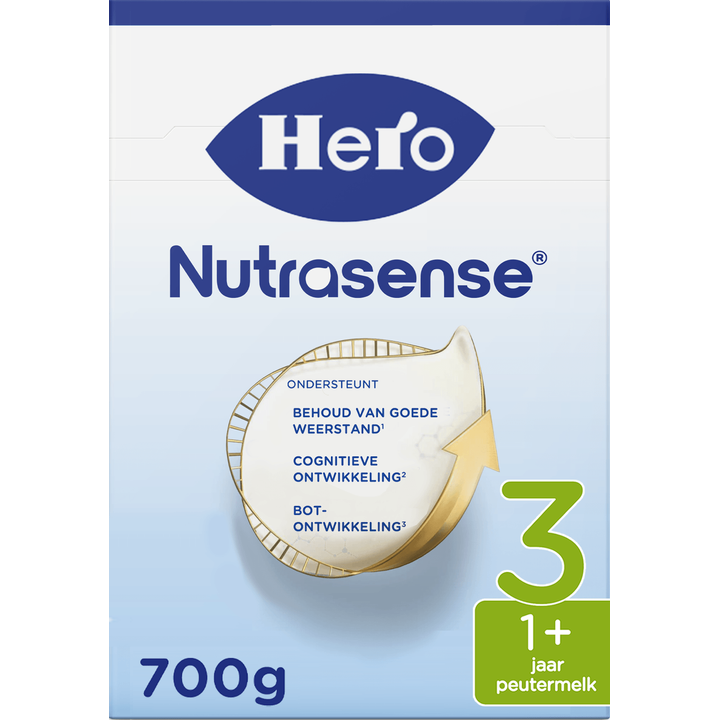 Hero Nutrasense 3 1+ Jaar Peutermelk 2 x 350 g