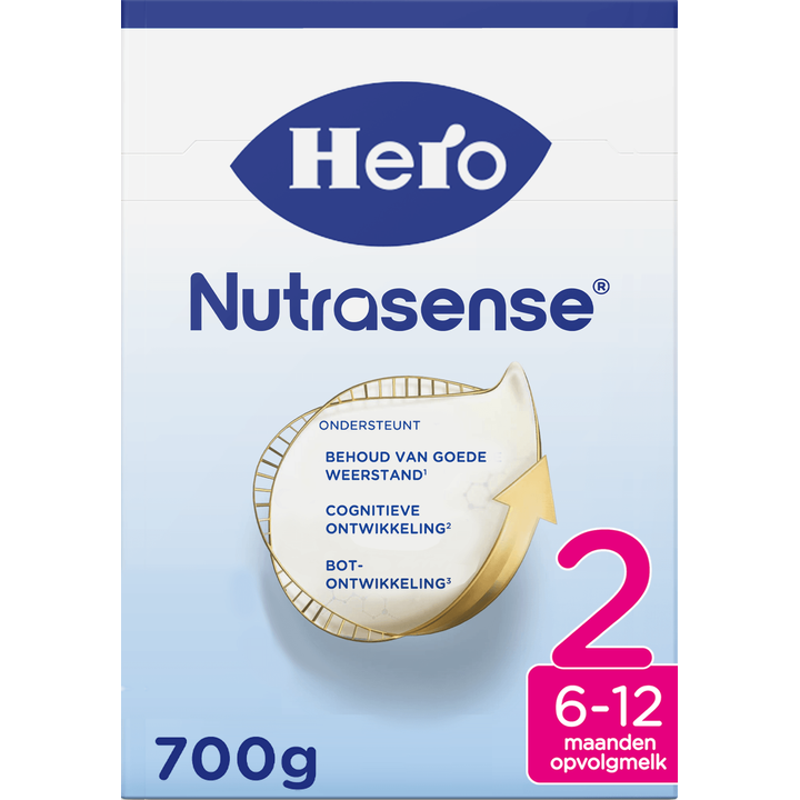 Hero Nutrasense Opvolgmelk 2 6-12 Maanden 700 g