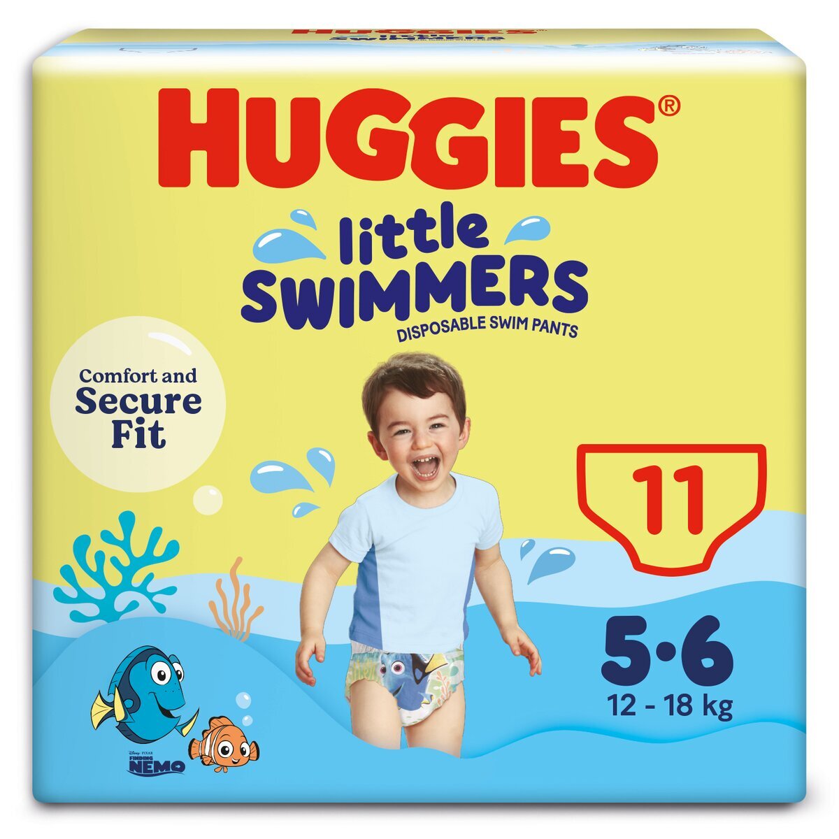 Huggies 5-6 Little Swimmers 12-18kg Zwemluiers
