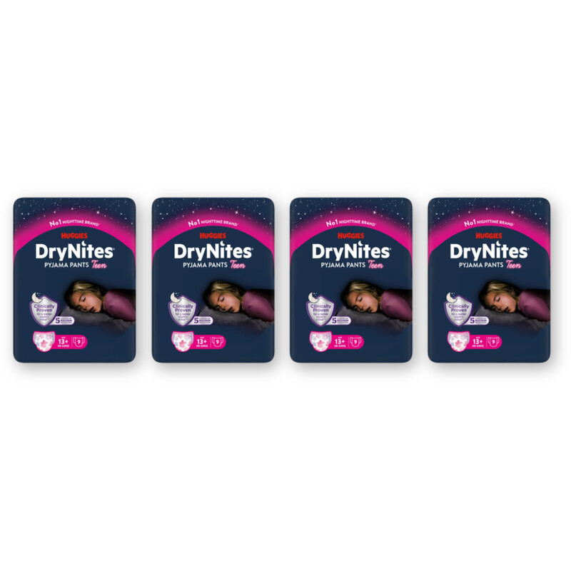 Huggies DryNites luierbroekjes meisje 13+ jr 4pk