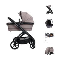 ICandy Peach 7 Kinderwagen 3-in-1 - Complete Travel Bundel - Porcini Black