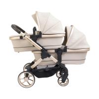 ICandy Peach 7 Twin Kinderwagen - Essentiel Bundel - Biscotti