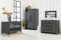 Interbaby Ledikant 70 x 140 - Commode 3 Laden - Hanglegkast 2 Deuren Austin