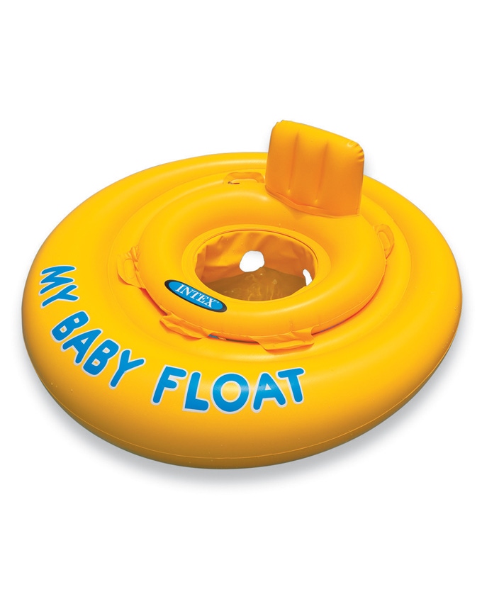 Intex babyfloat geel