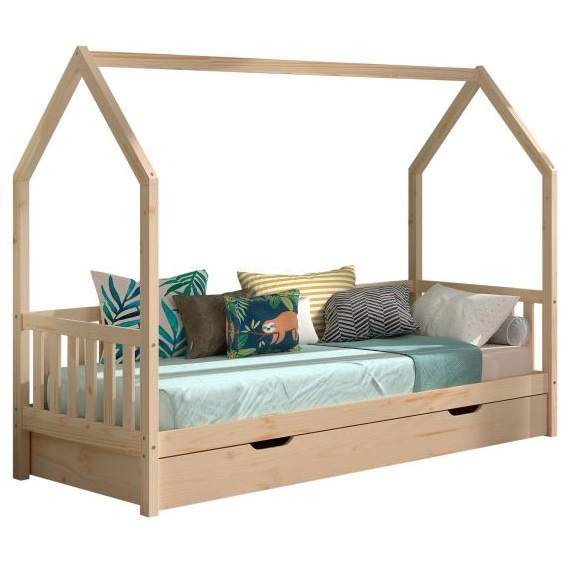 Jaxx Cabane huisbed 90x200 met onderbed
