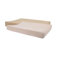 Jollein Aankleedkussenhoes - 2 Stuks - 50 x 70 cm - Badstof - Wild Rose/Biscuit