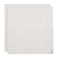 Jollein Hydrofiele Doek - Animal Friends - Large - 115x115 cm - 2 Stuks
