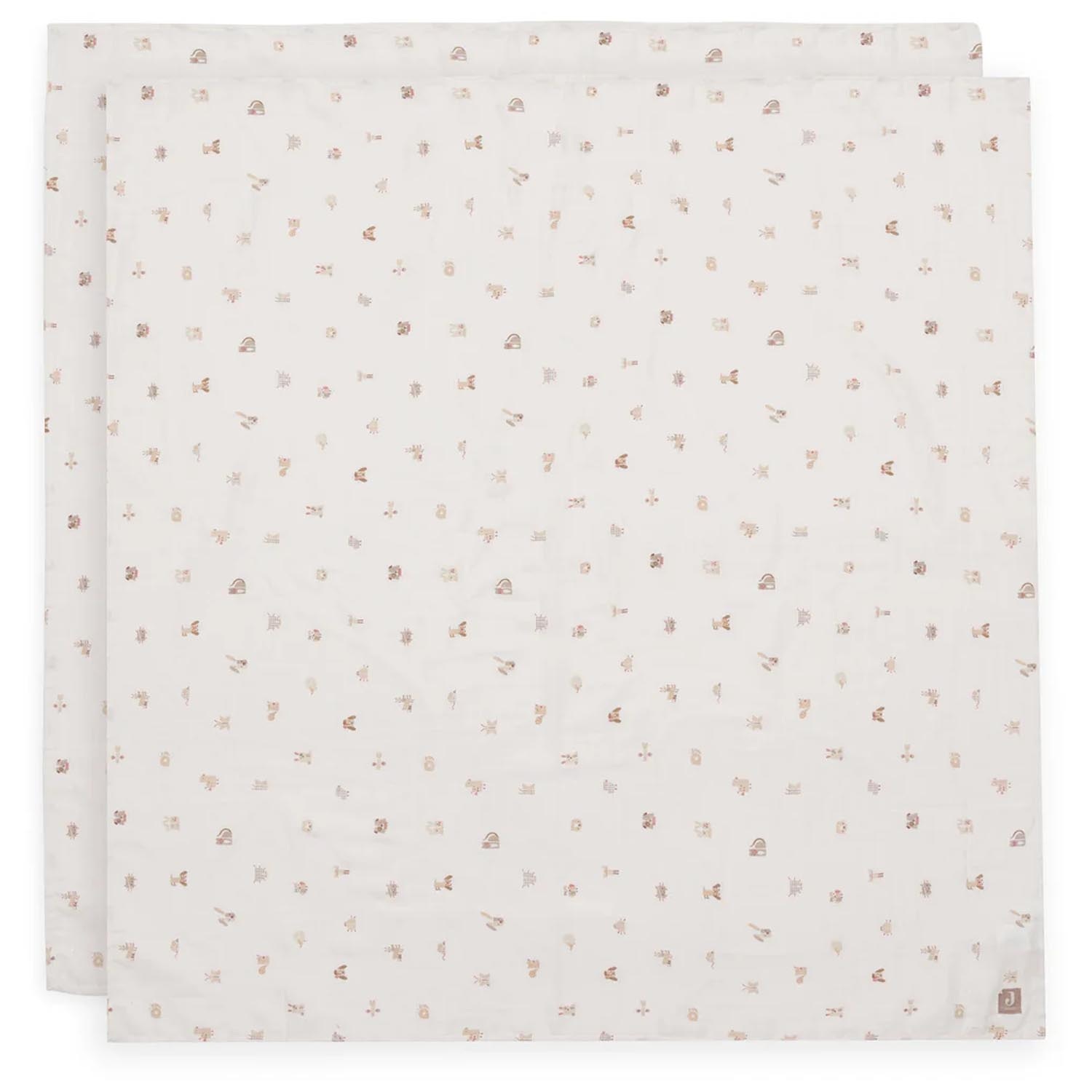 Jollein hydrofiele multidoeken Animal Friends 2 stuks