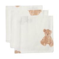 Jollein Monddoekje Hydrofiel Teddy Bear 3-pack