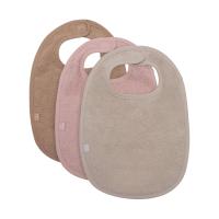 Jollein Slab - 3 Pack - Badstof - Wild Rose / Nougat / Biscuit