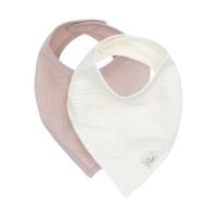 Jollein Slab Bandana Hydrofiel - Wild Rose / Oatmeal - 2 Stuks