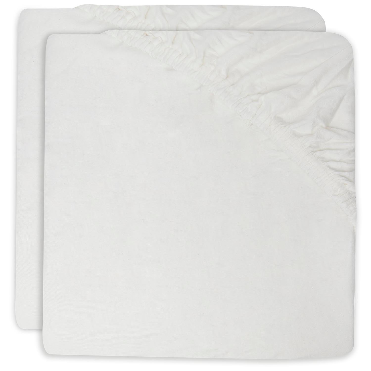 Jollein wieg/co-sleeper hoeslaken 2 stuks