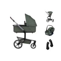 Joolz Day 5 Kinderwagen 3-in-1 - Forest Green | Joolz X Maxi-Cosi Pebble 360 Pro 2 Autostoeltje | Adapters