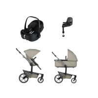 Joolz Day 5 Kinderwagen 4-in-1 - Sage Green | Joolz X Maxi-Cosi Pebble 360 Pro 2 Autostoeltje | Maxi-Cosi FamilyFix 360 Pro