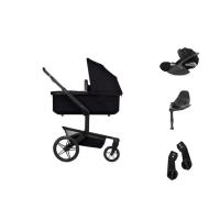 Joolz Day 5 Kinderwagen 4-in-1 - Space Black | Cybex Cloud T Plus Autostoeltje - Sepia Black | Cybex Base T - Black
