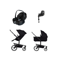 Joolz Day 5 Kinderwagen 4-in-1 - Space Black | Joolz X Maxi-Cosi Pebble 360 Pro 2 Autostoeltje | Maxi-Cosi FamilyFix 360 Pro