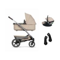 Joolz Geo 3 Kinderwagen - Sandy Taupe | Joolz X Maxi-Cosi Autostoeltje - Sandy Taupe | Autostoel adapters