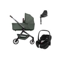 Joolz Hub 2 Kinderwagen 4-in-1 - Forest Green | Maxi-Cosi Pebble 360 Pro 2 Autostoeltje | Maxi-Cosi FamilyFix 360 Pro