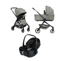 Joolz Hub 2 Kinderwagen 4-in-1 - Sage Green | Joolz X Maxi-Cosi Pebble 360 Pro 2 Autostoeltje | Maxi-Cosi FamilyFix 360 Pro