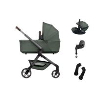 Joolz Hub 2 Kinderwagen Bundel - Forest Green | Joolz X Maxi-Cosi Pebble 360 Pro 2 Autostoeltje | Maxi-Cosi FamilyFix 360 Pro | Adapters