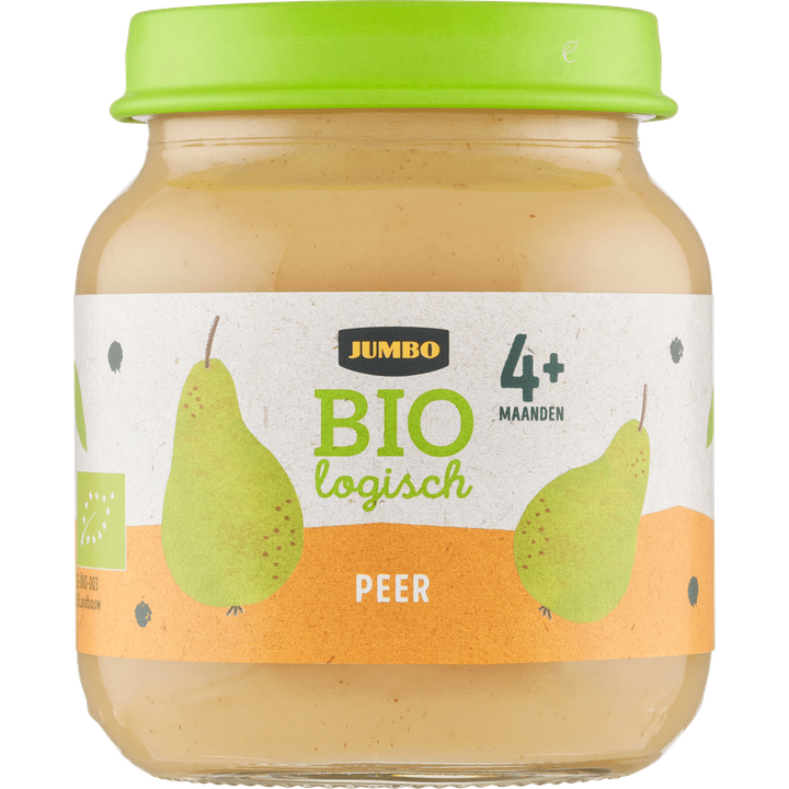 Jumbo Babyvoeding Biologisch Peer 4+ Maanden 125 g