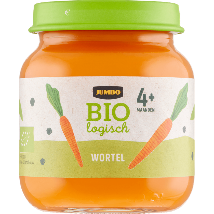 Jumbo Babyvoeding Biologisch Wortel 4+ Maanden 125 g