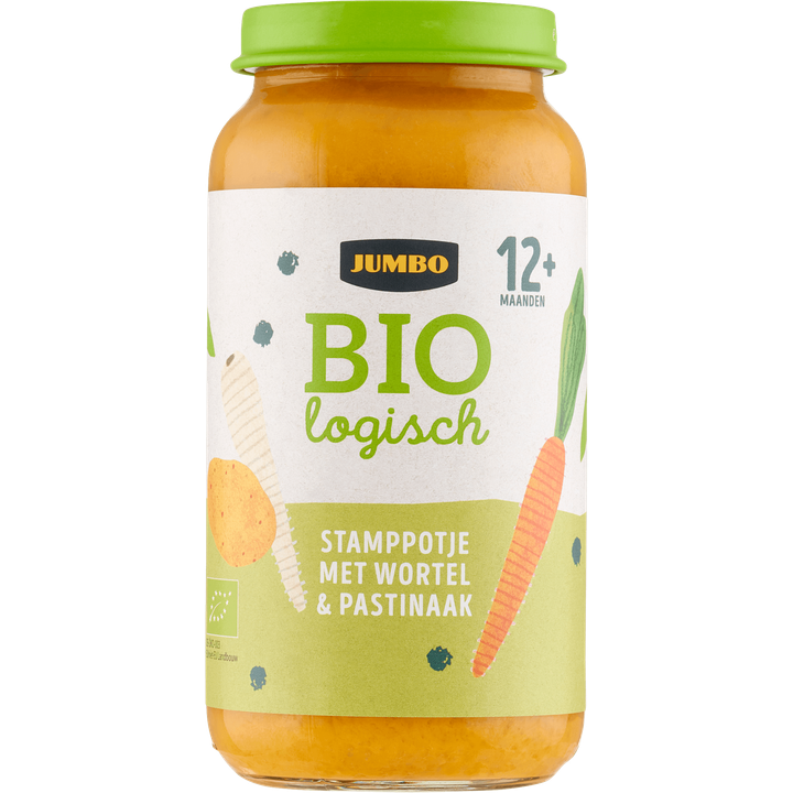 Jumbo Biologisch Babyvoeding Stamppotje met Wortel & Pastinaak 12+ Maanden 250 g