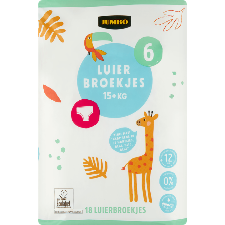 Jumbo Luierbroekjes Maat 6 15+ kg 18 Stuks