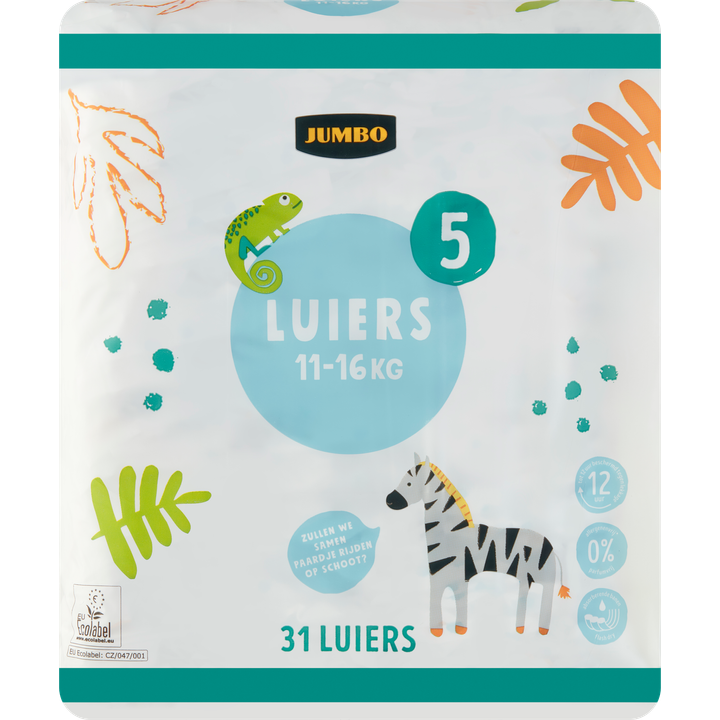 Jumbo Luiers Maat 5 11-16 kg 31 Stuks