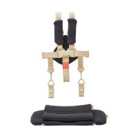 KAOS Klapp Junior Harnas- en Kussenset - Charcoal Black
