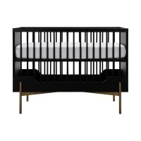 Kidsmill Boutique Babybed Zwart / Brass 60 x 120 cm