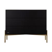Kidsmill Boutique Commode Zwart / Brass