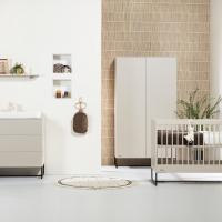 Kidsmill Intense Babykamer- Mat Oatmeal | Bed 60 x 120 cm + Commode