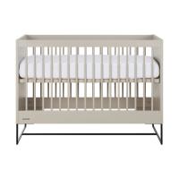 Kidsmill Intense II Babybed Oatmeal - Zwart - 60 x 120 cm