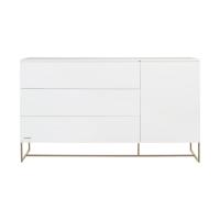 Kidsmill Intense II Commode XL - Wit / Patinated Brass