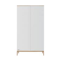 Kidsmill Intense II Kledingkast - 2-Deurs - Mat Wit / Eiken
