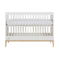 Kidsmill Intense II Ledikant - 60 x 120 cm - Mat Wit / Eiken