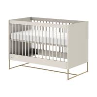 Kidsmill Intense II Ledikant 60 x 120 - Oatmeal / Patinated Brass