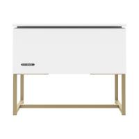 Kidsmill Intense II Nachtkastje - Wit / Patinated Brass