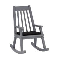 Kidsmill Junior Schommelstoel + Quilted Kussen - Antraciet / Antra