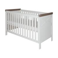 Kidsmill Savigno Babybed 70 x 140 cm Grijs Met Kruis