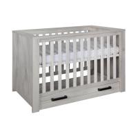 Kidsmill Sem Nautic Grijs Babybed Met Lade 70 x 140 cm